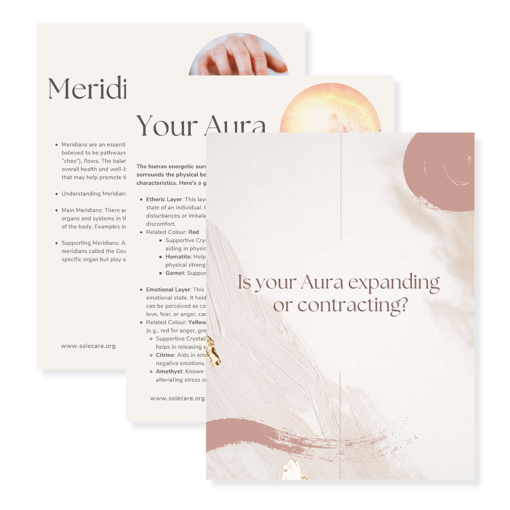 Auras & Meridians Workbook