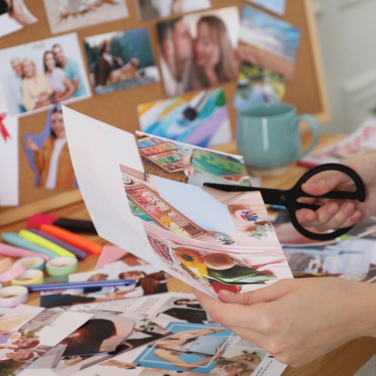 Creating a Vision Board with the Most Outrageous Dreams and Ideas